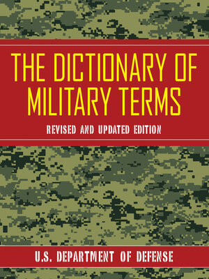 cover image of The Dictionary of Military Terms
